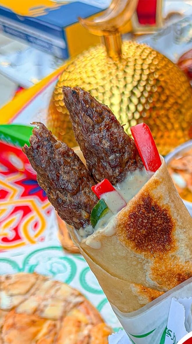كفتة لحمة.